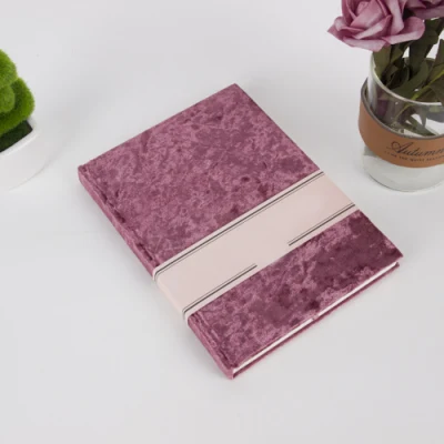 Tissu velours personnalisé A4 A4, couverture pour Journal de voyage personnel, Scrapbook