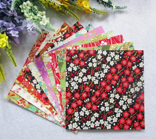 Papier Washi Origami 19x27cm, papier d'emballage cadeau pour scrapbooking, artisanat