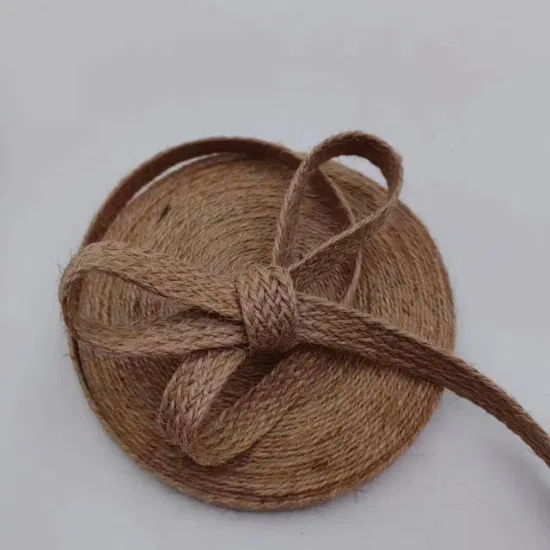 Textiles de processus de bricolage, corde de jute naturelle, accessoires de bagages et de chaussures